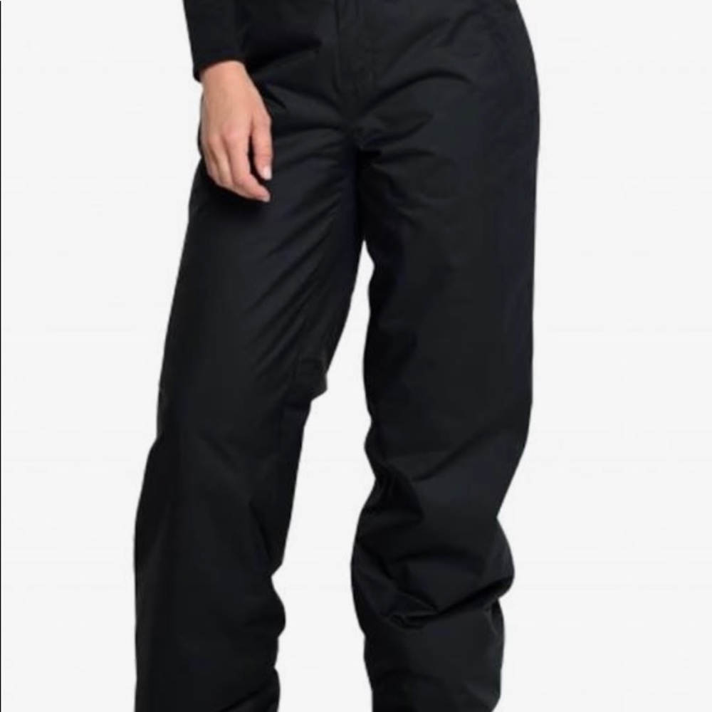 black snow pants